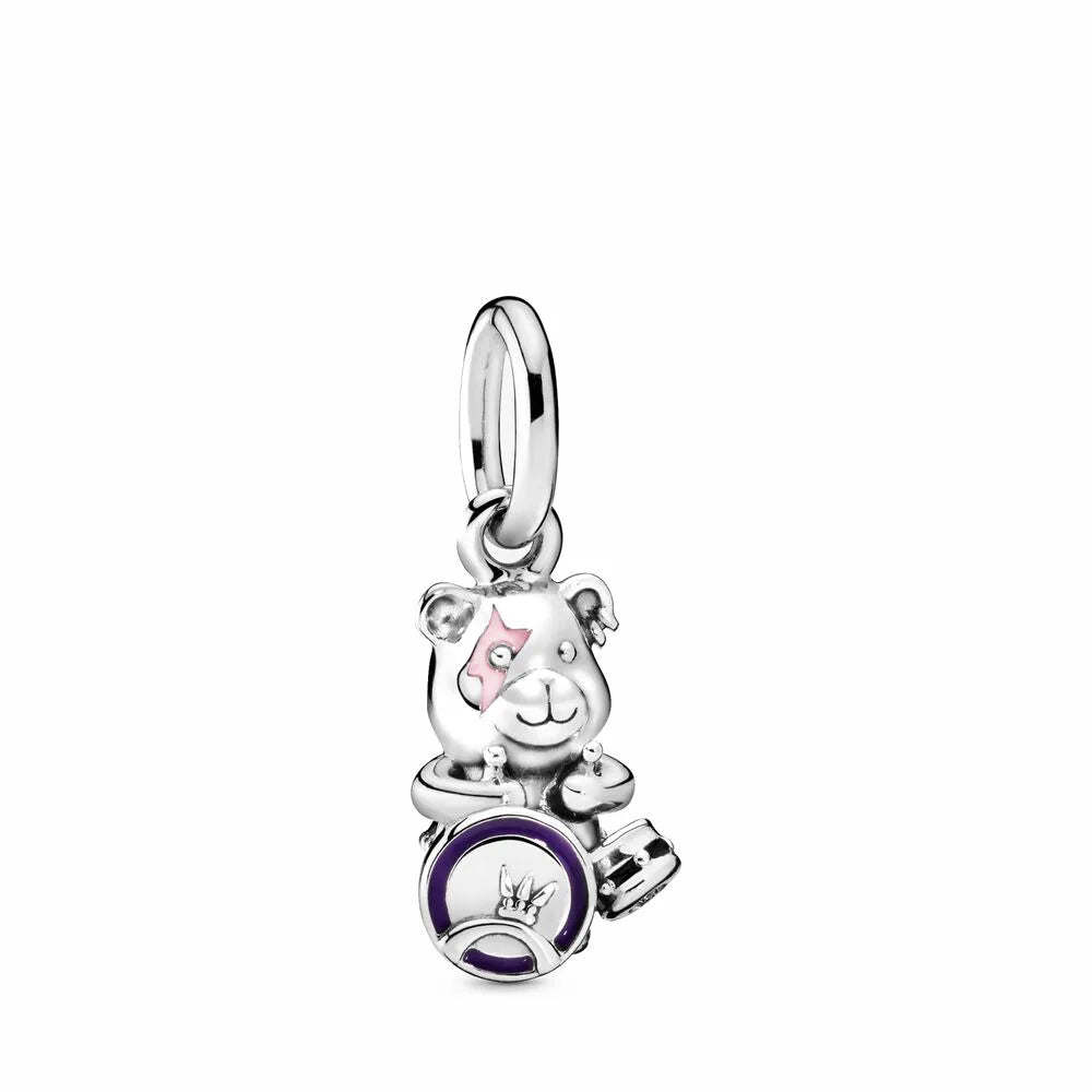 CHARM STERLING SILVER 925 ANIMALI PAPERA DEMON ORSO VIAGGIO