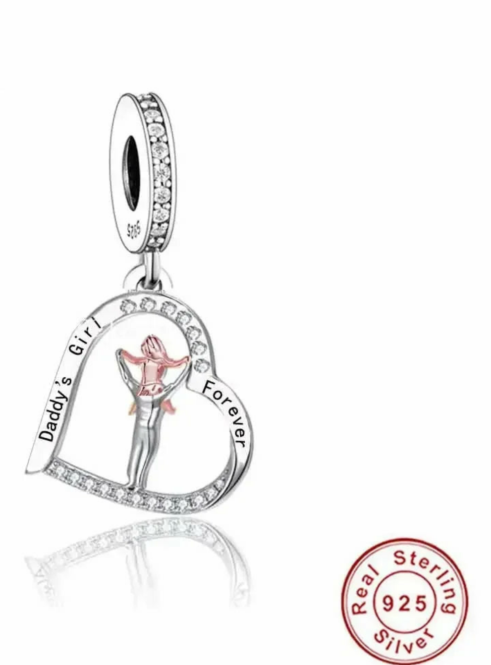 CHARM STERLING SILVER 925 TRIDIMENZIONALE NONNI FAMILY