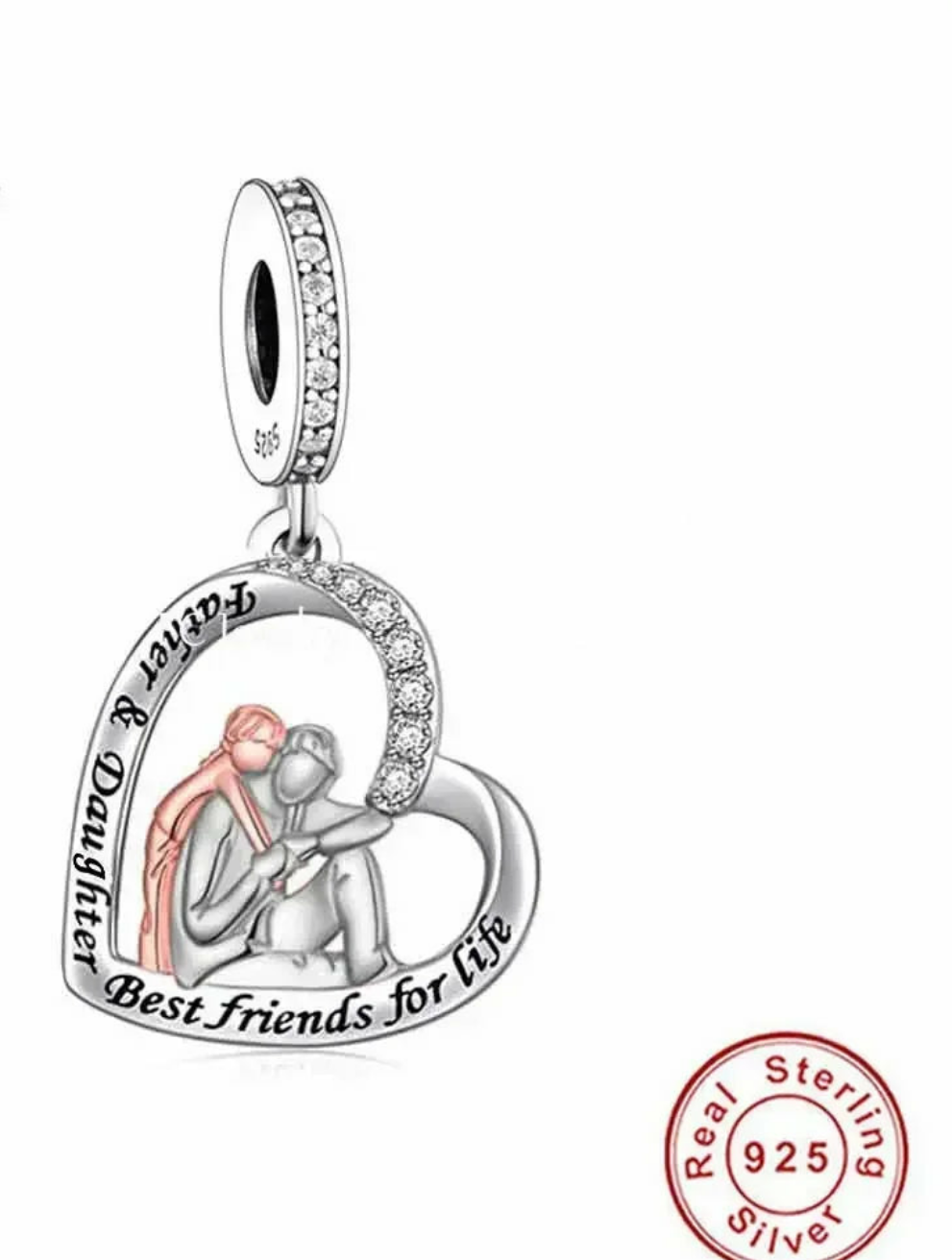 CHARM STERLING SILVER 925 TRIDIMENZIONALE NONNI FAMILY