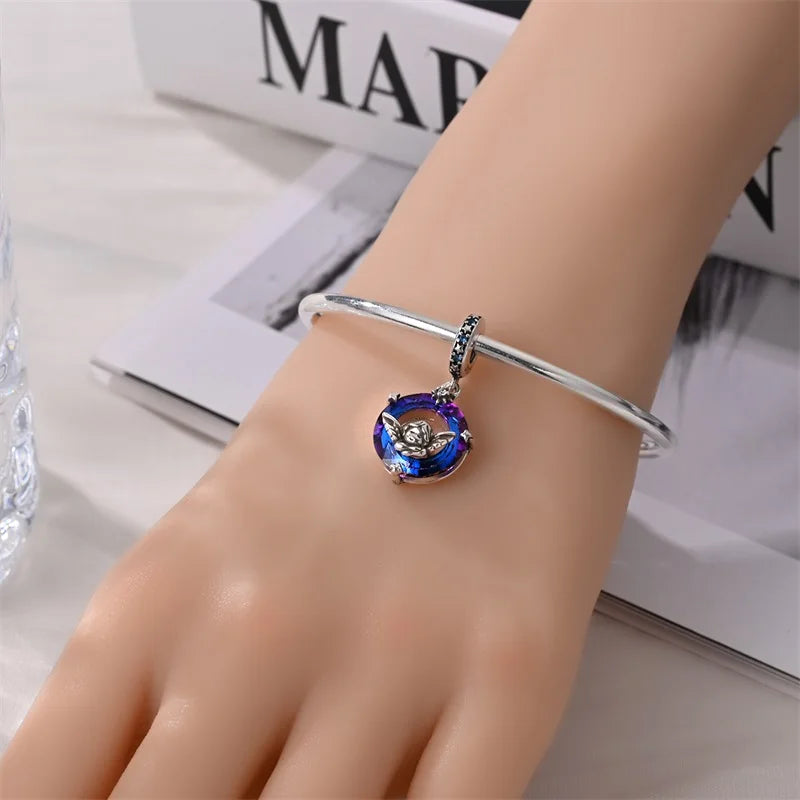 CHARM STERLING SILVER BEST FRIEND FAMILY LINEA COLOR NOVITA' FEBBRAIO