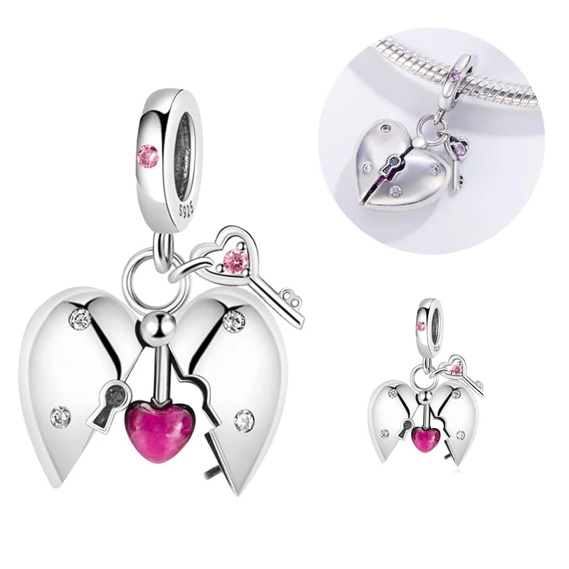 CHARM STERLING SILVER 925 CUORE AMORE LOVE NOVITA' GIUGNO 2025