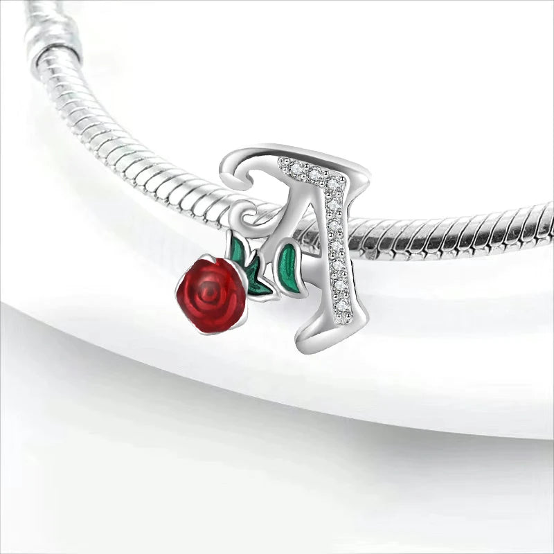 CHARM STERLING SIVER 925 LETTERE
