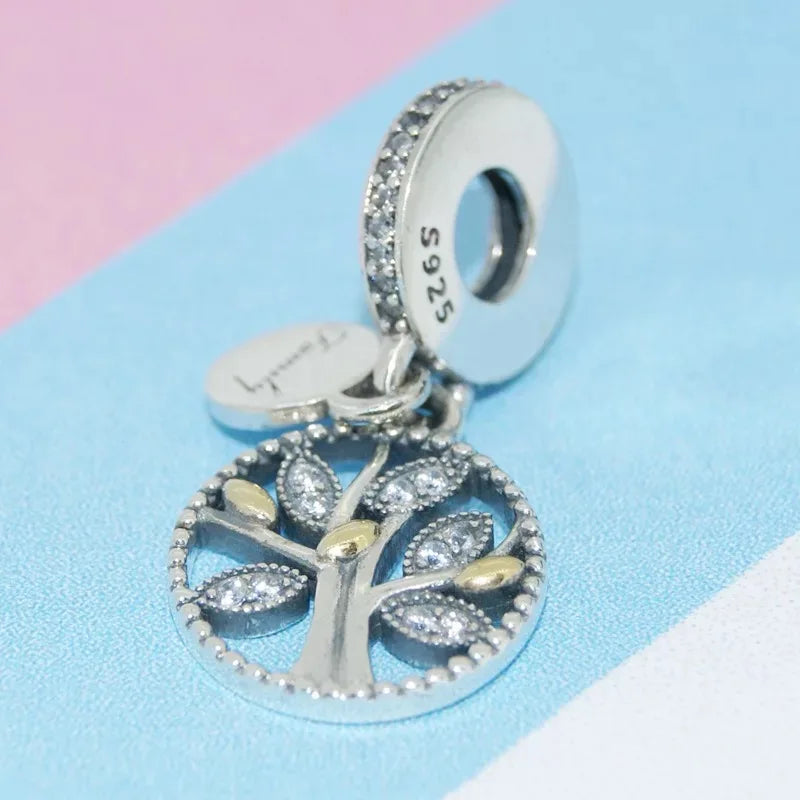 CHARM STERLING SILVER 925 TACCO PORTAFORTUNA TORRE EFFEIL ANIMALI CUORI MONDO