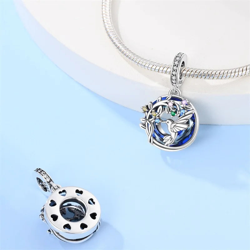 CHARM STERLING SILVER BEST FRIEND FAMILY LINEA COLOR NOVITA' FEBBRAIO
