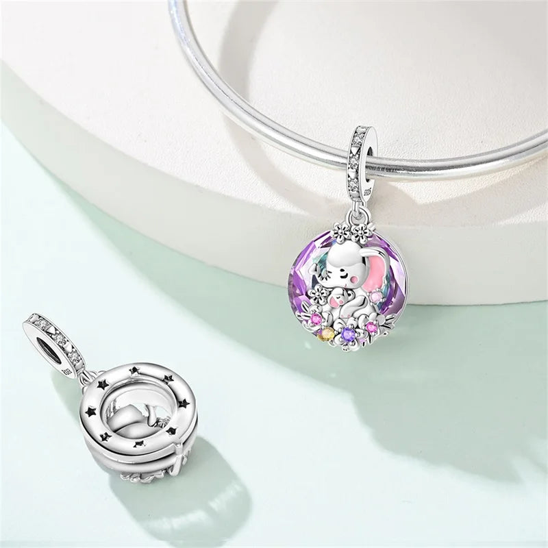 CHARM STERLING SILVER BEST FRIEND FAMILY LINEA COLOR NOVITA' FEBBRAIO