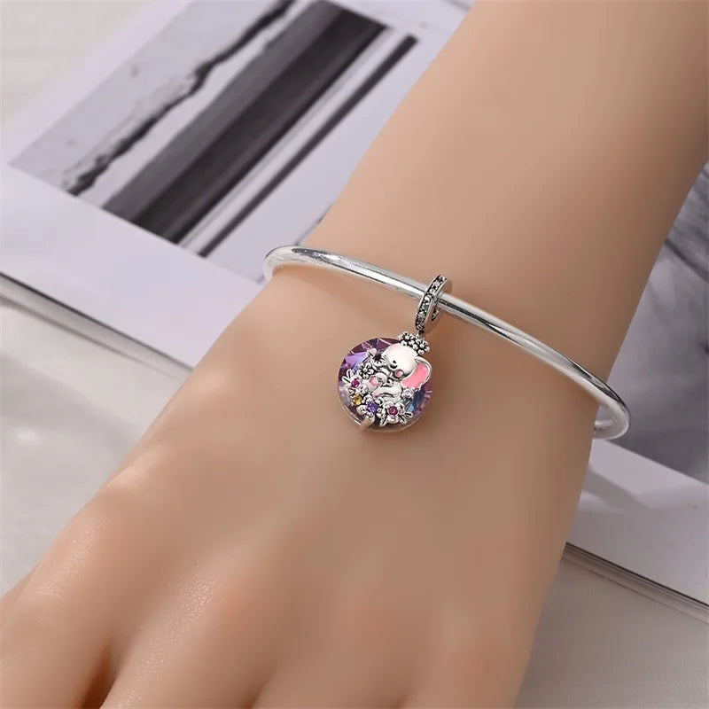 CHARM STERLING SILVER BEST FRIEND FAMILY LINEA COLOR NOVITA' FEBBRAIO