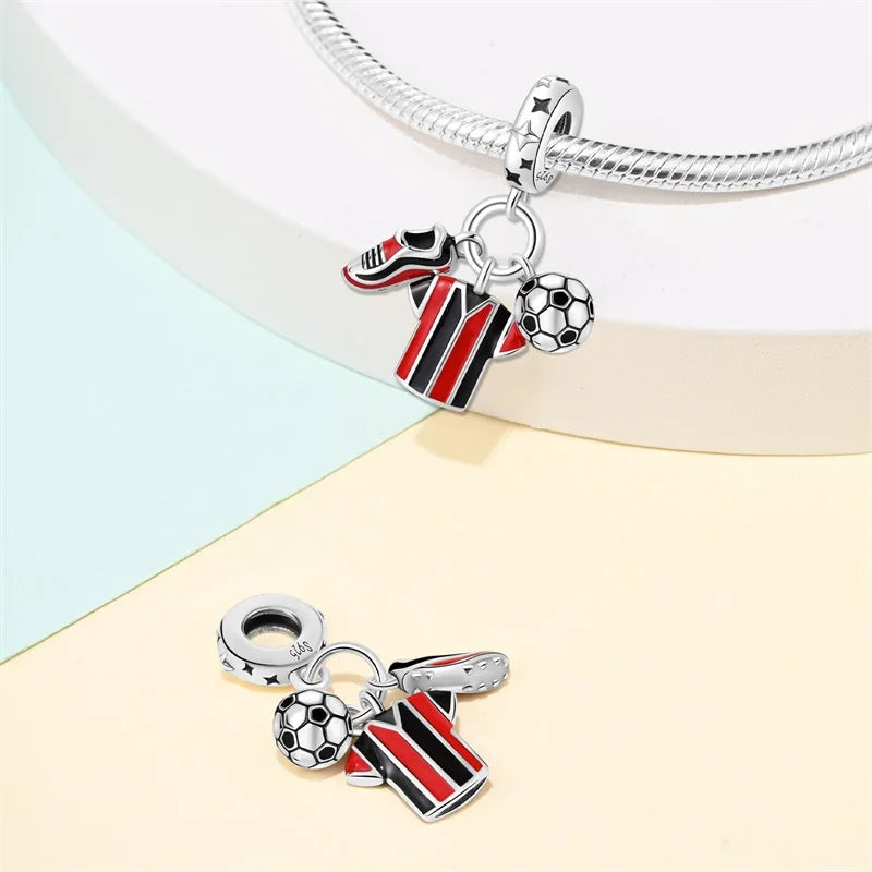 CHARM STERLING SILVER 925 SPORT CALCIO NOVITA' MAGGIO 2025