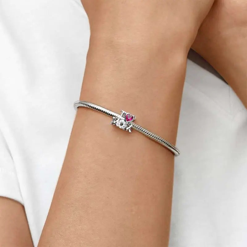 CHARM STERLING SILVER 925 BIMBI CLIP FAMILY CUORI LOVE ACCHIAPPASOGNI ANIMALI