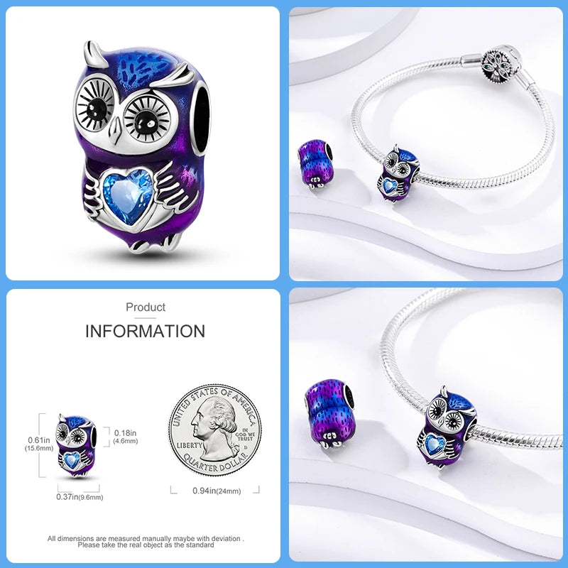 CHARM STERLING SILVER 925 ANIMALI