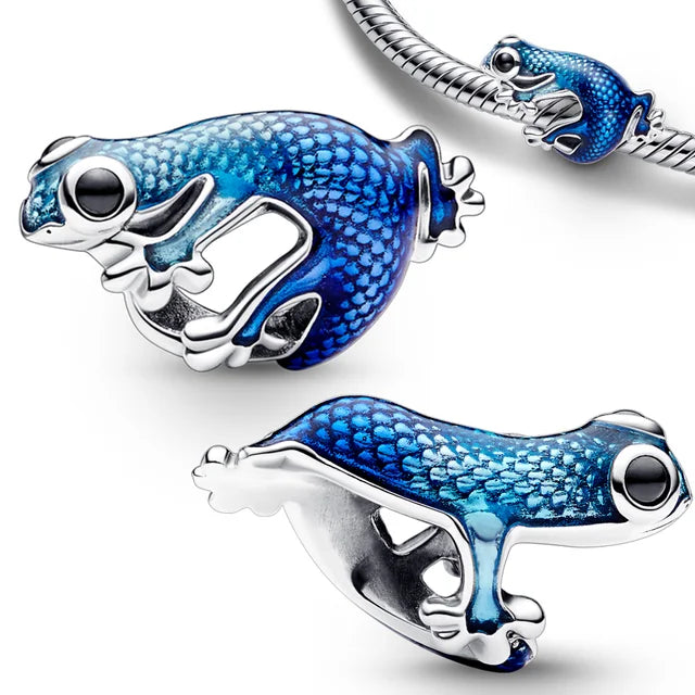CHARM STERLING SILVER 925 ANIMALI MARE ORO VIAGGI CAFFE'