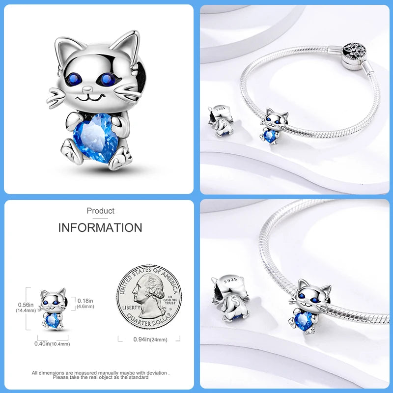 CHARM STERLING SILVER 925 ANIMALI