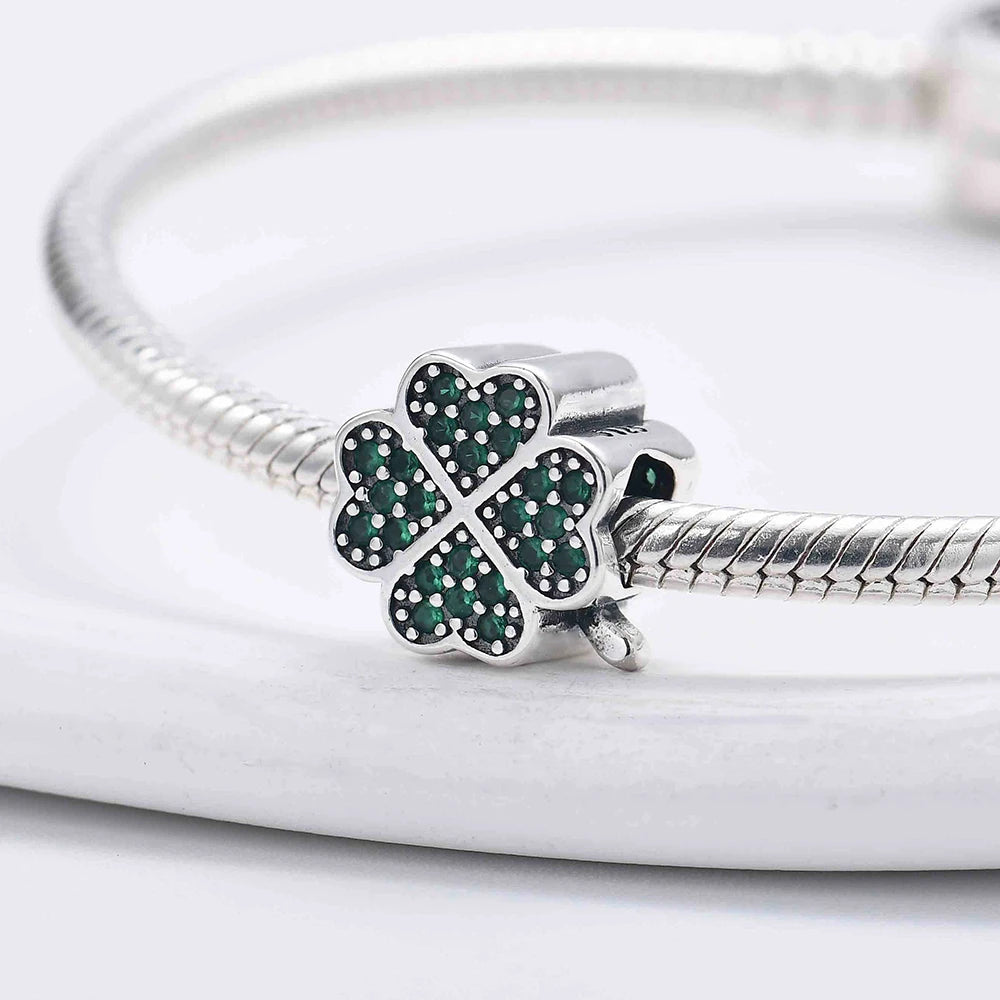 CHARM STERLING SILVER 925 CUORI FAMILY BLU FRUTTA CATENE PORTAFORTUNA CLIP ANIMALI MURANO MARE