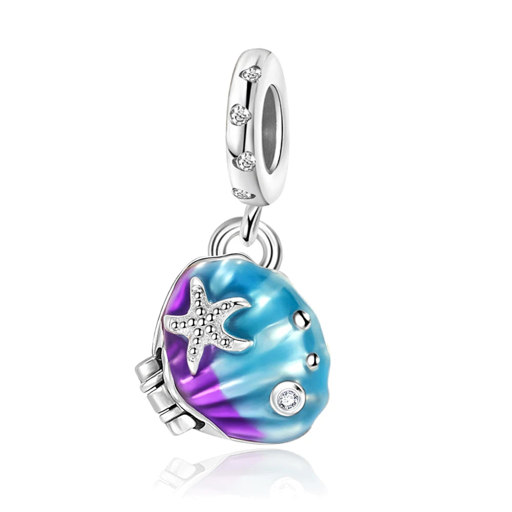 CHARM STERLING SILVER 925 CONCHIGLIA MARE NOVITA' GIUGNO 2025