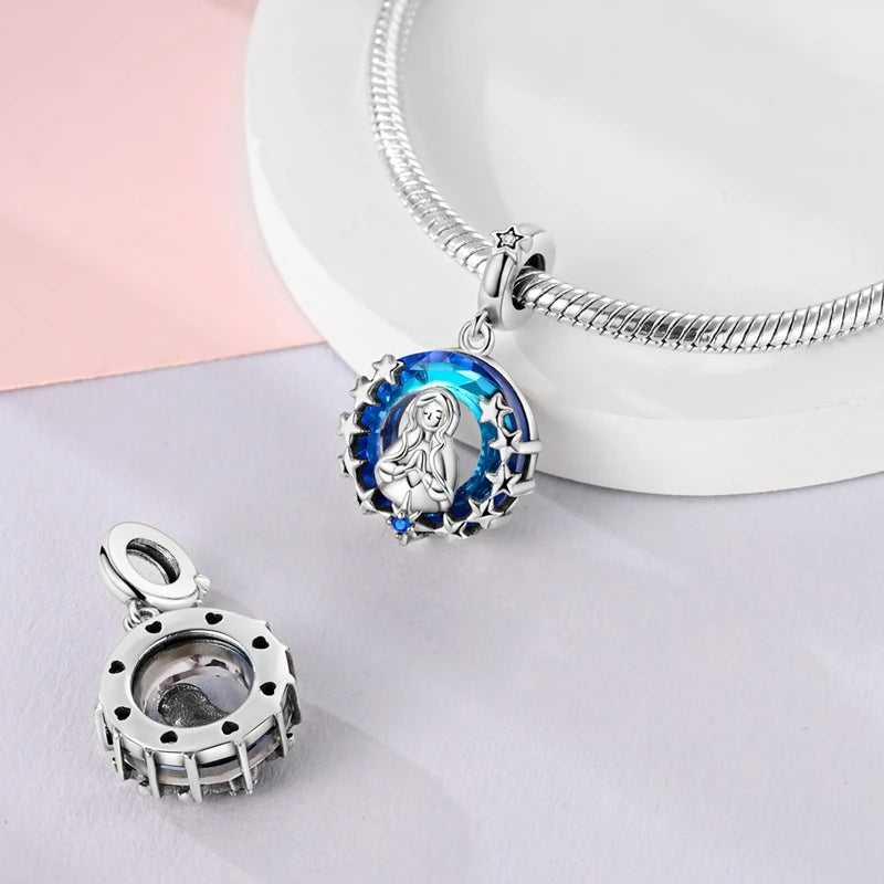 CHARM STERLING SILVER BEST FRIEND FAMILY LINEA COLOR NOVITA' FEBBRAIO