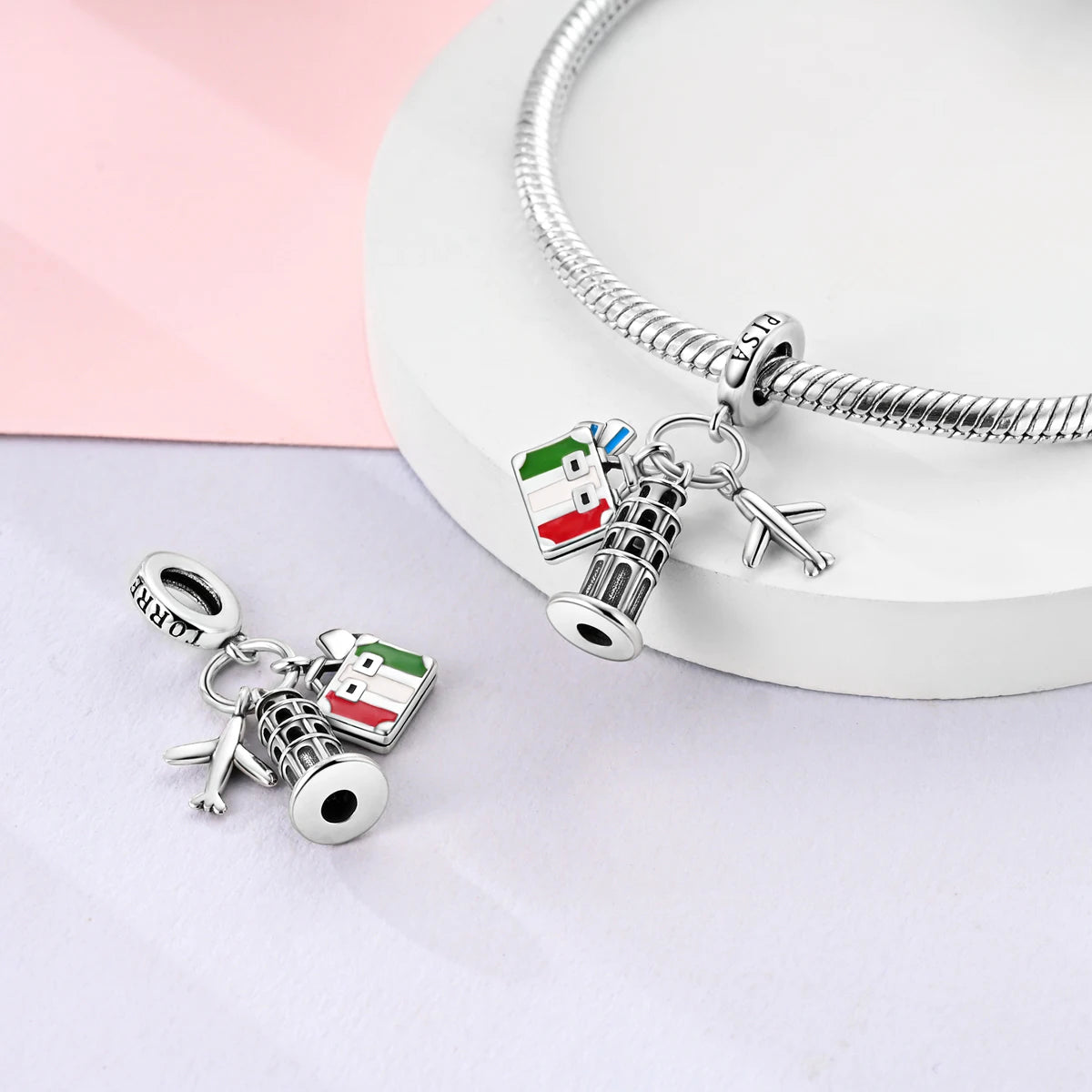 CHARM STERLING SILVER CUORI CASA PENDENTI FOTO ANIMALI CLIP