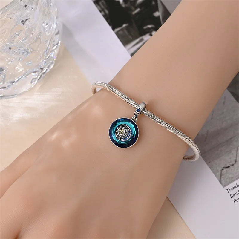 CHARM STERLING SILVER BEST FRIEND FAMILY LINEA COLOR NOVITA' FEBBRAIO