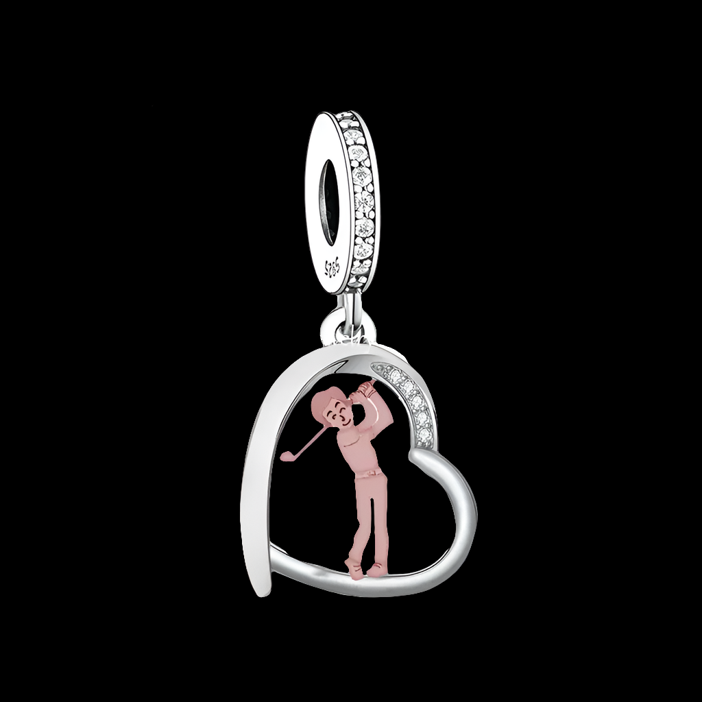 CHARM STERLING SILVER 925 TRIDIMENZIONALE NONNI FAMILY
