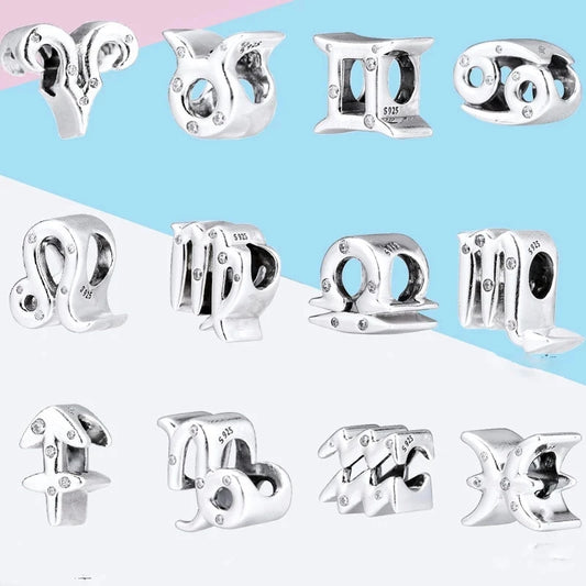 CHARM STERLING SILVER 925 ZODIACO