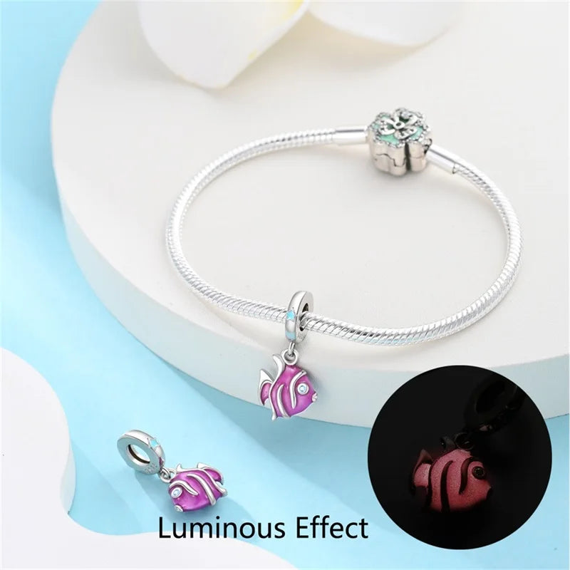 CHARM STERLING SILVER 925 MARE LINEA COLOR