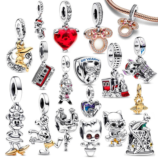 CHARM STERLING SILVER 925 CARTONI ANIMATI