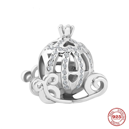 CHARM STERLING SILVER 925 CARROZZA