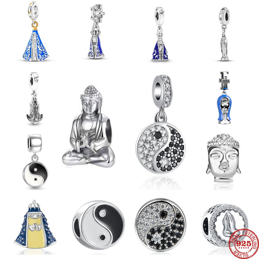CHARM STERLING SILVER 925 RELIGIONE YIANG CLIP