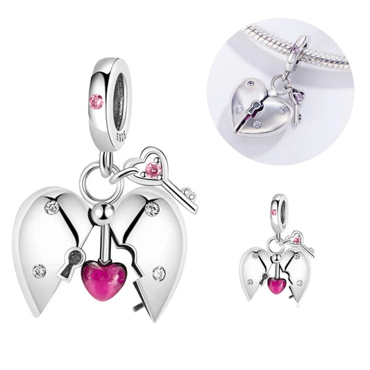 CHARM STERLING SILVER 925 CUORE AMORE LOVE NOVITA' GIUGNO 2025