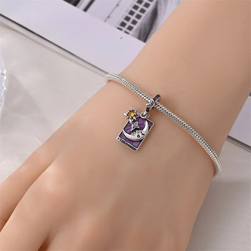 CHARM STERLING SILVER 925 NEW 2024 ANIMALI CUORE CARTE LINEA COLOR