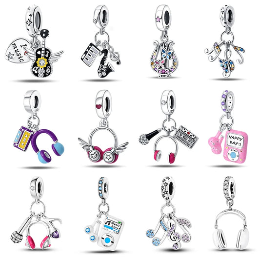 CHARM STERLING SILVER 925 LINEA COLOR MUSICA