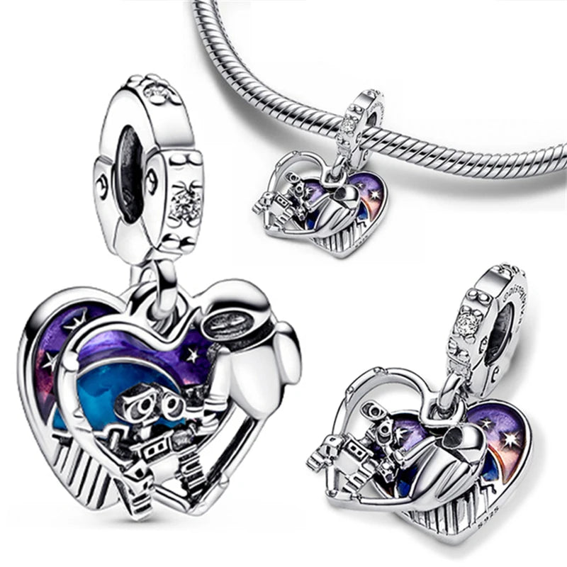 CHARM STERLING SILVER 925 CARTONI ANIMATI