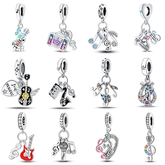 CHARM STERLING SILVER 925 MUSICA NOVITA APRILE 2025
