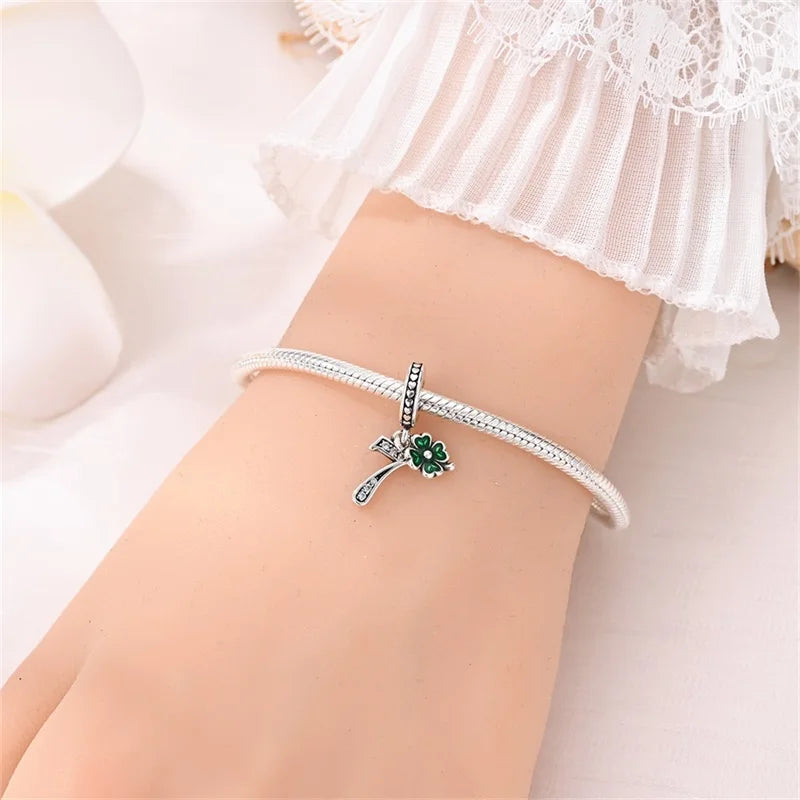 CHARM STERLING SILVER 925 NUMERI PORTAFORTUNA