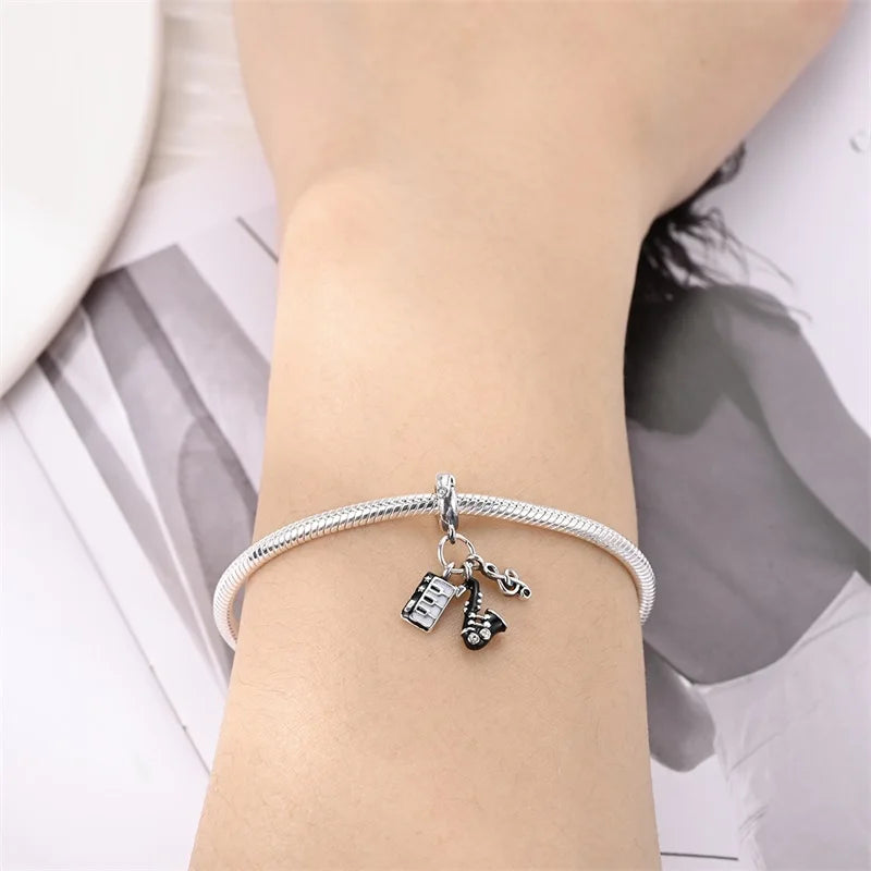 CHARM STERLING SILVER 925 LINEA COLOR MUSICA