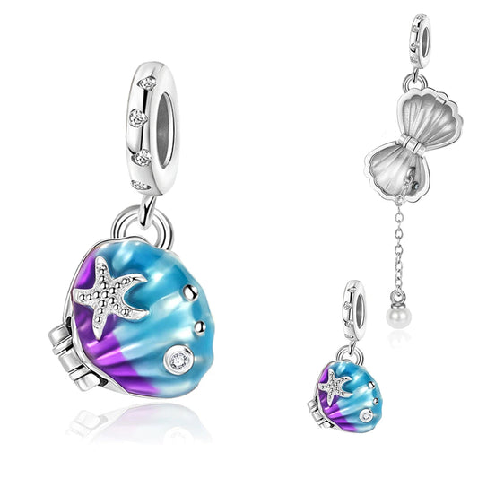 CHARM STERLING SILVER 925 CONCHIGLIA MARE NOVITA' GIUGNO 2025