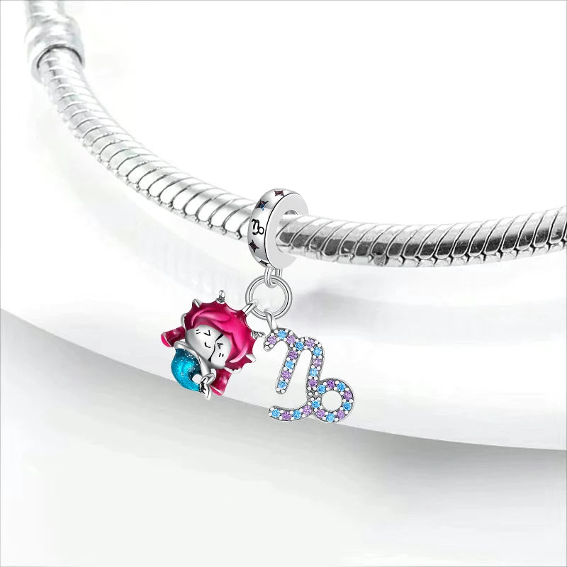 CHARM STERLING SILVER 925 NOVITA' ZODIACO