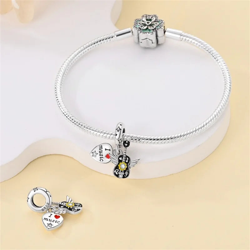 CHARM STERLING SILVER 925 LINEA COLOR MUSICA