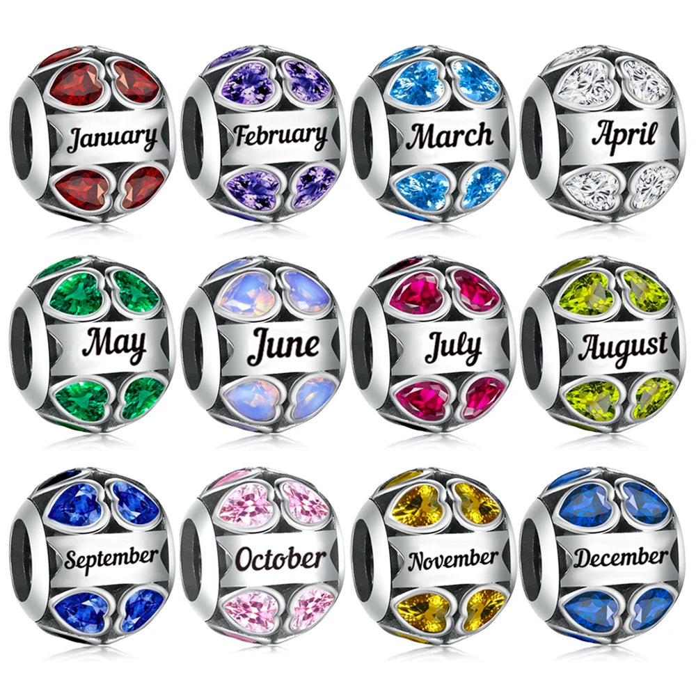 CHARM STERLING SILVER 925 MESI COMPLEANNO NOVITA' GIUGNO 2025