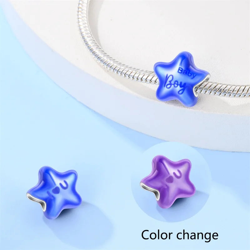 CHARM STERLING SILVER 925 LINEA COLOR NOVITA' FEBBRAIO CALDO/FREDDO