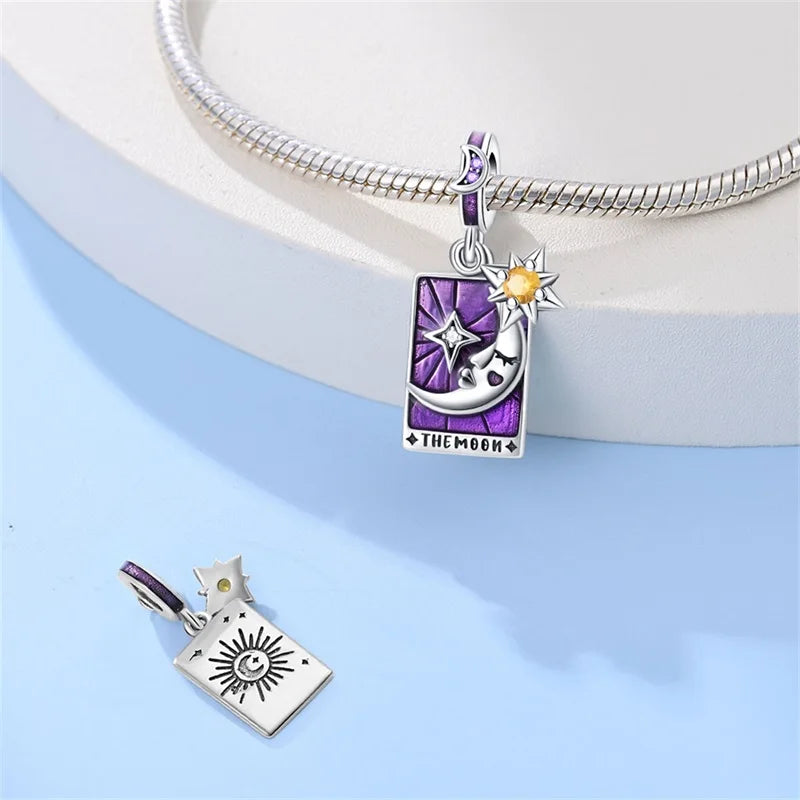 CHARM STERLING SILVER 925 NEW 2024 ANIMALI CUORE CARTE LINEA COLOR