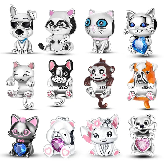 CHARM STERLING SILVER 925 ANIMALI