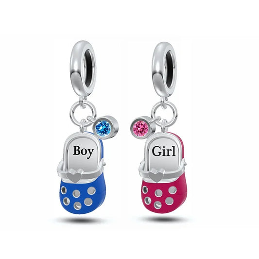 CHARM STERLING SILVE 925 BIMBO BIMBA NASCITA