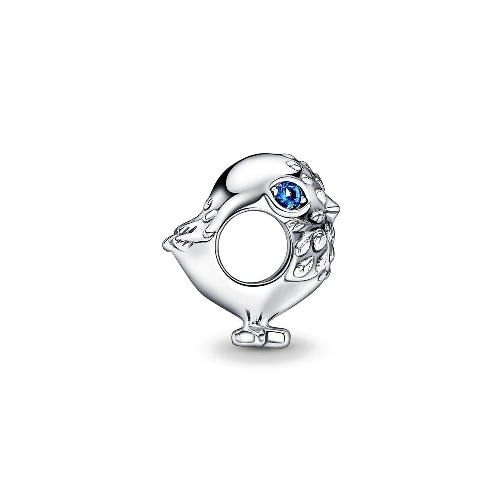 CHARM STERLING SILVER 925 FIORI FARFALLA CORONA