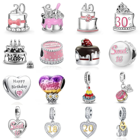 CHARM STERLING SILVER 925 COMPLEANNO NOVITA' MAGGIO 2025