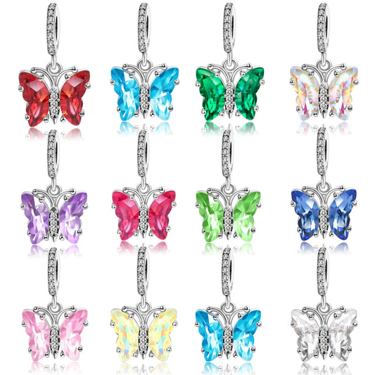 CHARM STERLING SILVER 925 FARFALLE TARTARTUGHE NOVITA' GIUGNO 2025