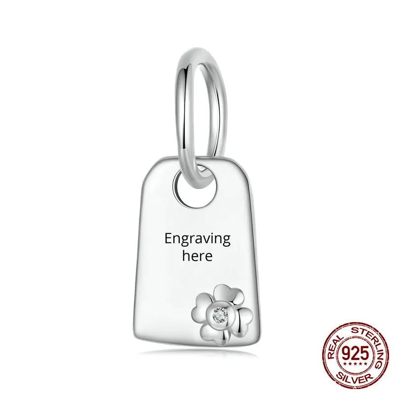 CHARM STERLING SILVER 925 PERSONALIZZABILE