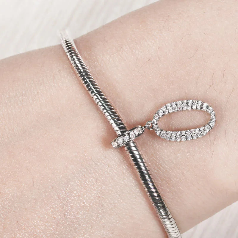CHARM STERLING SILVER 925 NUMERI