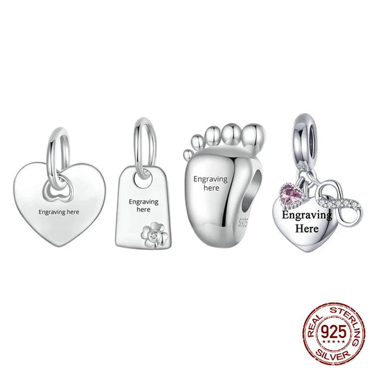 CHARM STERLING SILVER 925 PERSONALIZZABILE