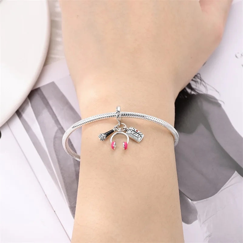 CHARM STERLING SILVER 925 LINEA COLOR MUSICA