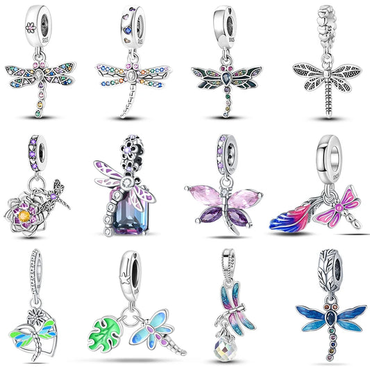CHARM STERLING SILVER 925 LIBELLULA ANIMALI NOVITA' APRILE 2025