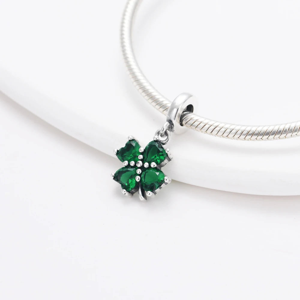 CHARM STERLING SILVER 925 FIORI FUNGHI PORTAFORTUNA ANIMALI